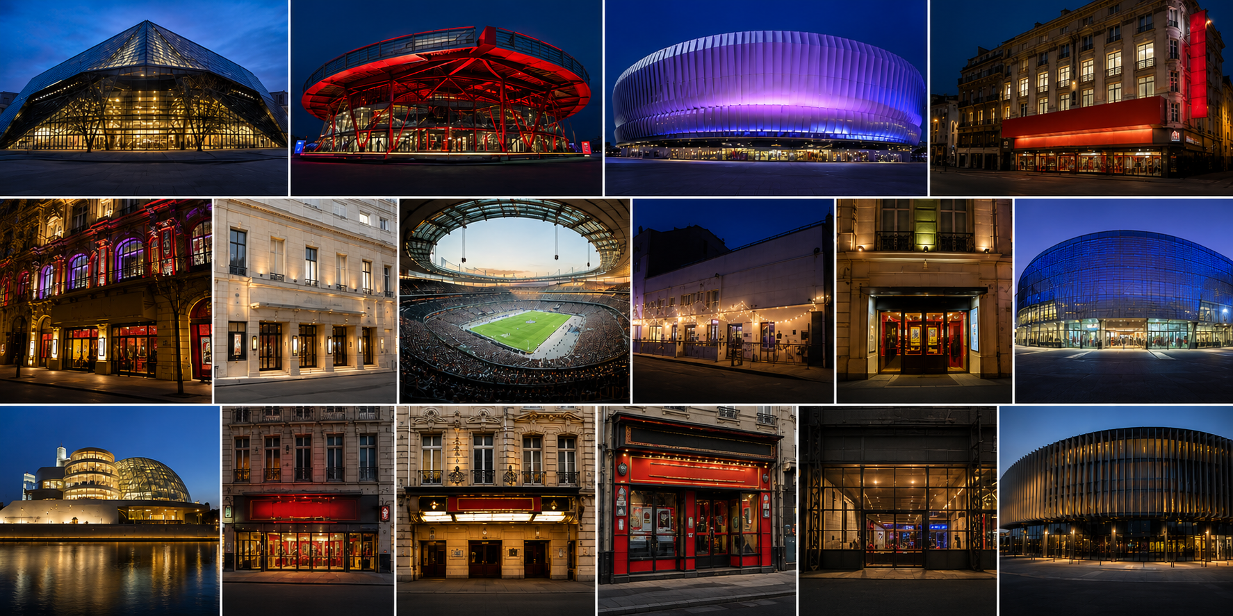 Les différentes salles de concert parisiennes